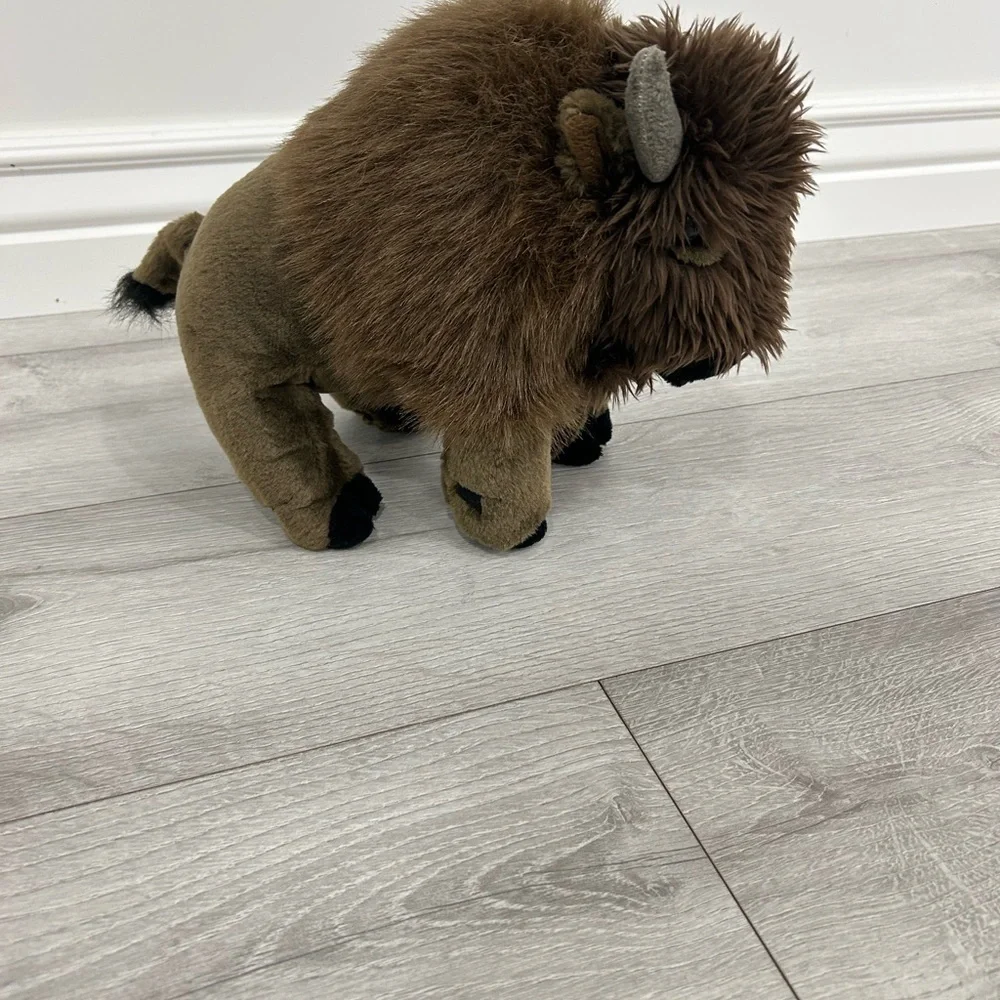 Wild Republic Yellowstone Buffalo Bison Soft Plush Stuffed Animal
